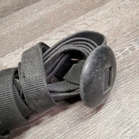 Nylon Web Lunge Line, rubber end *gc, mnr dirt, hair, faded, rubs
