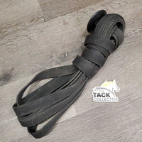 Nylon Web Lunge Line, rubber end *gc, mnr dirt, hair, faded, rubs
