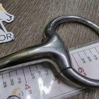 Thick Hvy Eggbutt Snaffle Bit *gc, clean, stains, scuffs, scratches & rubs
