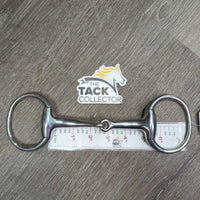 Thick Hvy Eggbutt Snaffle Bit *gc, clean, stains, scuffs, scratches & rubs
