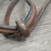 Thick Hvy Rsd Standing Martingale, Stopper *gc/fair, v.dirty, rubs, faded, xholes
