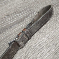 Thick Hvy Rsd Standing Martingale, Stopper *gc/fair, v.dirty, rubs, faded, xholes
