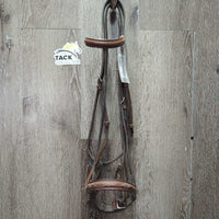 FS Rsd Bridle *gc/fair, rubs, faded, dirty, v.dry, v.stiff, stains, older?, mnr mismatched
