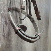 FS Rsd Bridle *gc/fair, rubs, faded, dirty, v.dry, v.stiff, stains, older?, mnr mismatched
