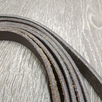 Draw Reins, Buckle Loop Ends *gc, rough back, scraped edges, clean, stiff, bent
