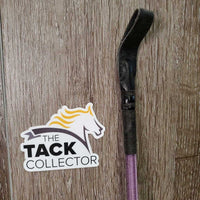 Riding Crop - Whip, leather strap *gc, rubs, frays, stains, creases, faded