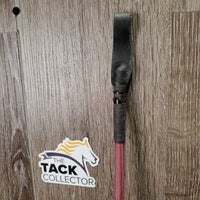 Riding Whip - Crop, leather handle *gc, rubs, dirty, film, rubs, frays, stains