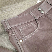 EuroSeat Breeches, bling *vgc, faded, mnr seam puckers, rubs, mnr threads, rubs & pills
