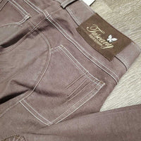 EuroSeat Breeches, bling *vgc, faded, mnr seam puckers, rubs, mnr threads, rubs & pills

