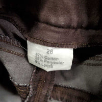 EuroSeat Breeches, bling *vgc, faded, mnr seam puckers, rubs, mnr threads, rubs & pills
