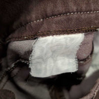 Euro Seat Breeches *vgc, faded, mnr hairy velcro & stain, older, seam puckers
