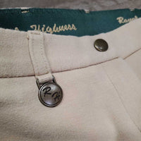 Hvy Cotton Breeches *gc, older, rubs, pills, discolroed
