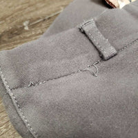 Hvy Cotton Breeches, Pull On *gc, older, undones seam stitching, mnr stains, stretched knees

