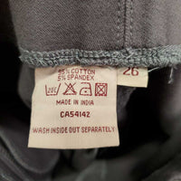 Hvy Cotton Breeches, Pull On *gc, older, undones seam stitching, mnr stains, stretched knees
