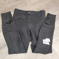 Hvy Cotton EuroSeat Breeches *gc, faded, hair, rubs, stains, discolored, pills
