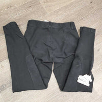 Hvy Cotton Riding Breeches, Pull On *gc/fair, older, seam holes, faded, rubs
