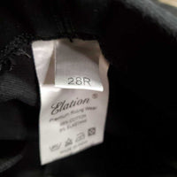 Hvy Cotton Riding Breeches, Pull On *gc/fair, older, seam holes, faded, rubs
