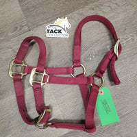 Narrow Nylon Halter, adj *vgc, mnr oxidization, rubs, mnr stuiff, dirt