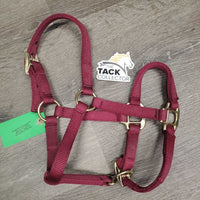 Narrow Nylon Halter, adj *vgc, mnr oxidization, rubs, mnr stuiff, dirt