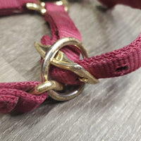 Narrow Nylon Halter, adj *vgc, mnr oxidization, rubs, mnr stuiff, dirt
