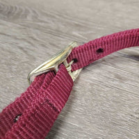 Narrow Nylon Halter, adj *vgc, mnr oxidization, rubs, mnr stuiff, dirt