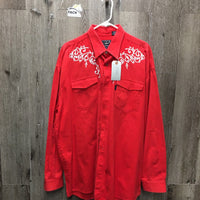 MENS Hy Cotton Western Shirt, "Calgary Stampede" *vgc, mnr loose threads
