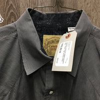 MENS Western Shirt, snaps *vgc, puckers