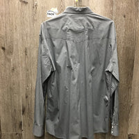 MENS Western Shirt, snaps *vgc, puckers
