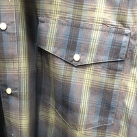 MENS Western Shirt, snaps *xc/like new
