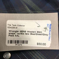 MENS Western Shirt, snaps *xc/like new
