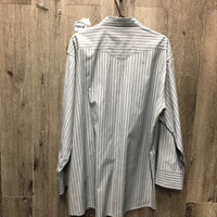 MENS Western Shirt, snaps *vgc, seam puckers, rubs
