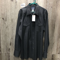 MENS Western Shirt, snaps *xc/like new