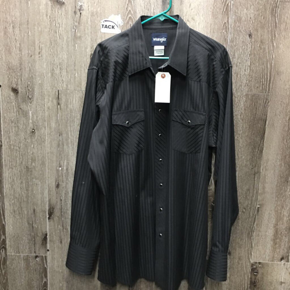 MENS Western Shirt, snaps *xc/like new