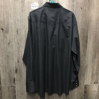 MENS Western Shirt, snaps *xc/like new