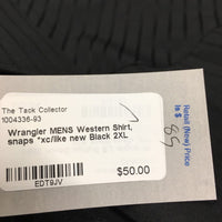 MENS Western Shirt, snaps *xc/like new
