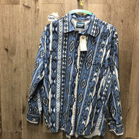 MENS Western Shirt, snaps *xc, clean
