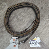 Pr Thick Soft Stirrup Leathers *gc, uneven, xholes, dents, scraped edges, rubs

