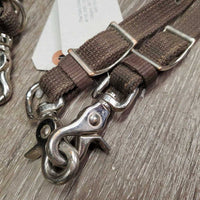 Nylon Anti Grazing Reins, Crown Piece *gc, dirt, hair, faded & rubs
