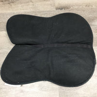 Memory Foam Half Pad, 1x piping *gc, clean, puckers, creased, mnr hair, faded, rubs, pills