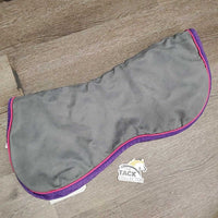 Half Pad Cover ONLY *vgc, mnr hair, clean, edges: rubs, pills & faded
