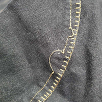 Euro Seat Denim Breeches *vgc, mnr rubs, stains, faded, unstitched seam, faded/curled tag
