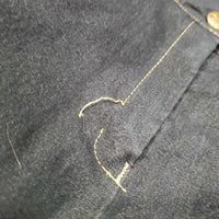 Euro Seat Denim Breeches *vgc, mnr rubs, stains, faded, unstitched seam, faded/curled tag
