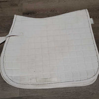 Quilt Jumper Pad, 1x piping *gc, clean, mnr hair, dingy, stains, pills, puckers
