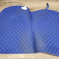 Quilt Jumper Saddle Pad, 1x piping *vgc, clean, pills, mnr hair, stains, rubs, faded, puckers
