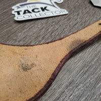 Tooled Leather Western Spur Straps *xc/like new, clean, mnr stains, dry, stiff
