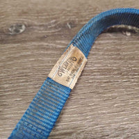 Thick Nylon Halter, adj, snap *gc, v.dirty & stained, faded, rubs, frays
