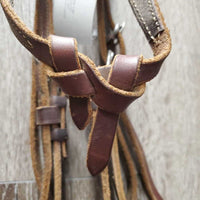 Soft Tie-Front Headstall, laces *vgc/gc, edge rubs, film
