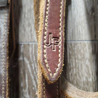 Soft Tie-Front Headstall, laces *vgc/gc, edge rubs, film
