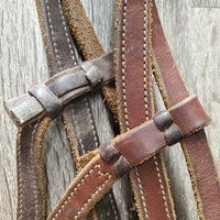 Soft Tie-Front Headstall, laces *vgc/gc, edge rubs, film
