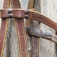 Soft Tie-Front Headstall, laces *vgc/gc, edge rubs, film
